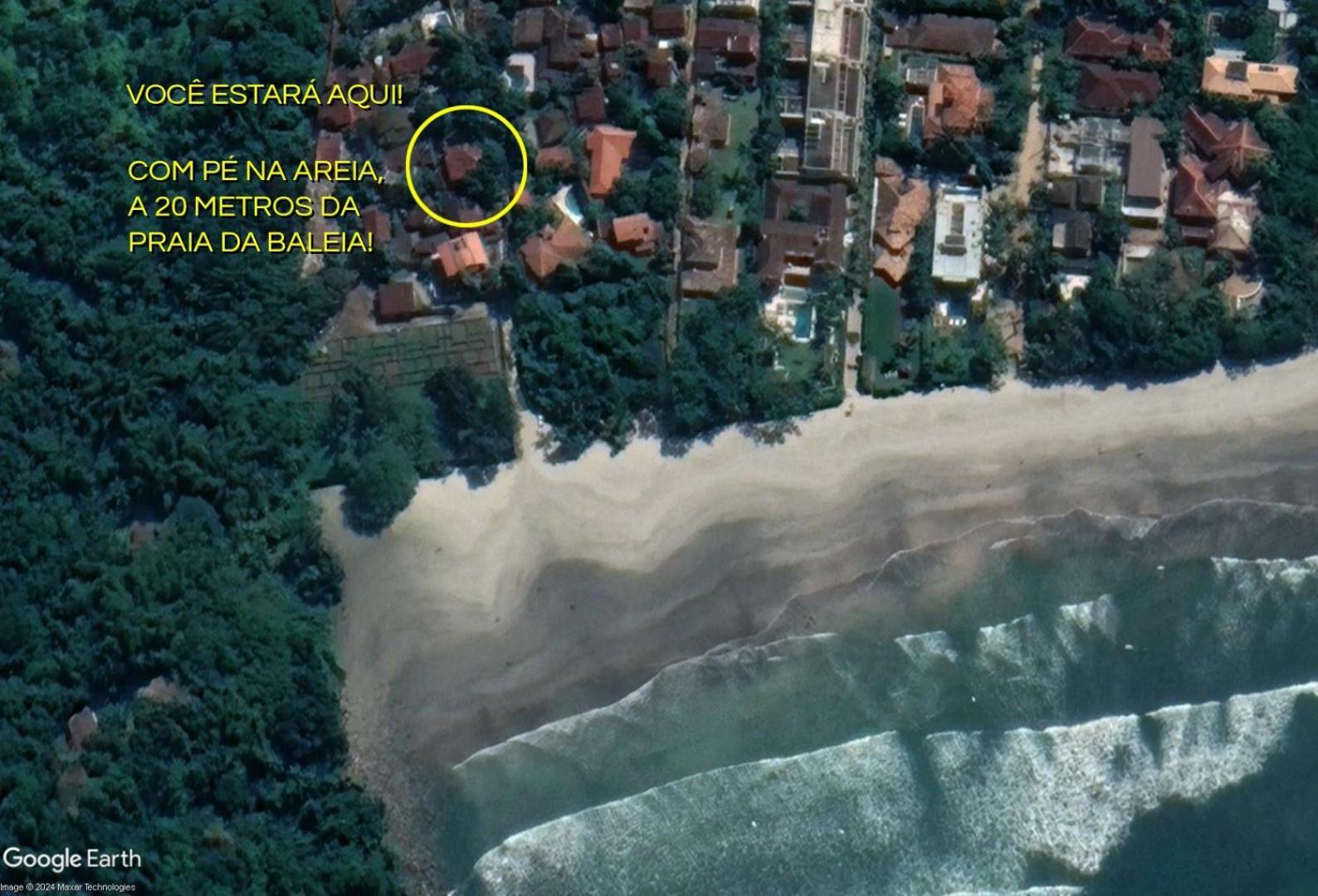 Casa Dos Passaros Na Areia A 20M Da Praia Da Baleia Com 3 Suites E 1 Dorm, Com Ar Condicionado, Wifi, Smart Tv, Cozinha Completa E Churrasqueira Sao Sebastiao  Exterior photo